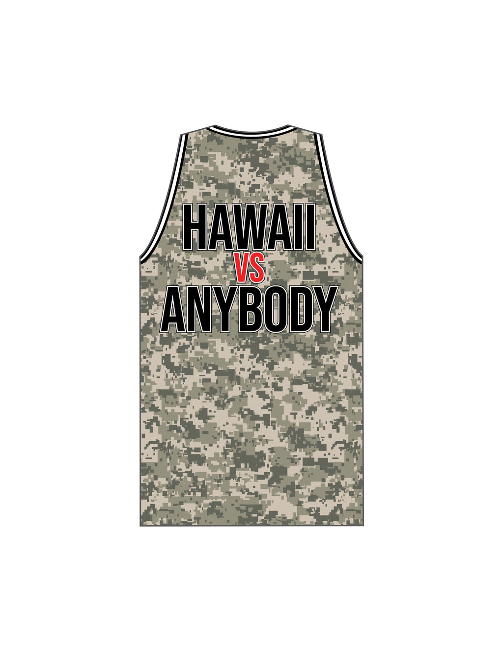 Hawaii VS Anybody Tank Jersey in Camo (PRE-ORDER)