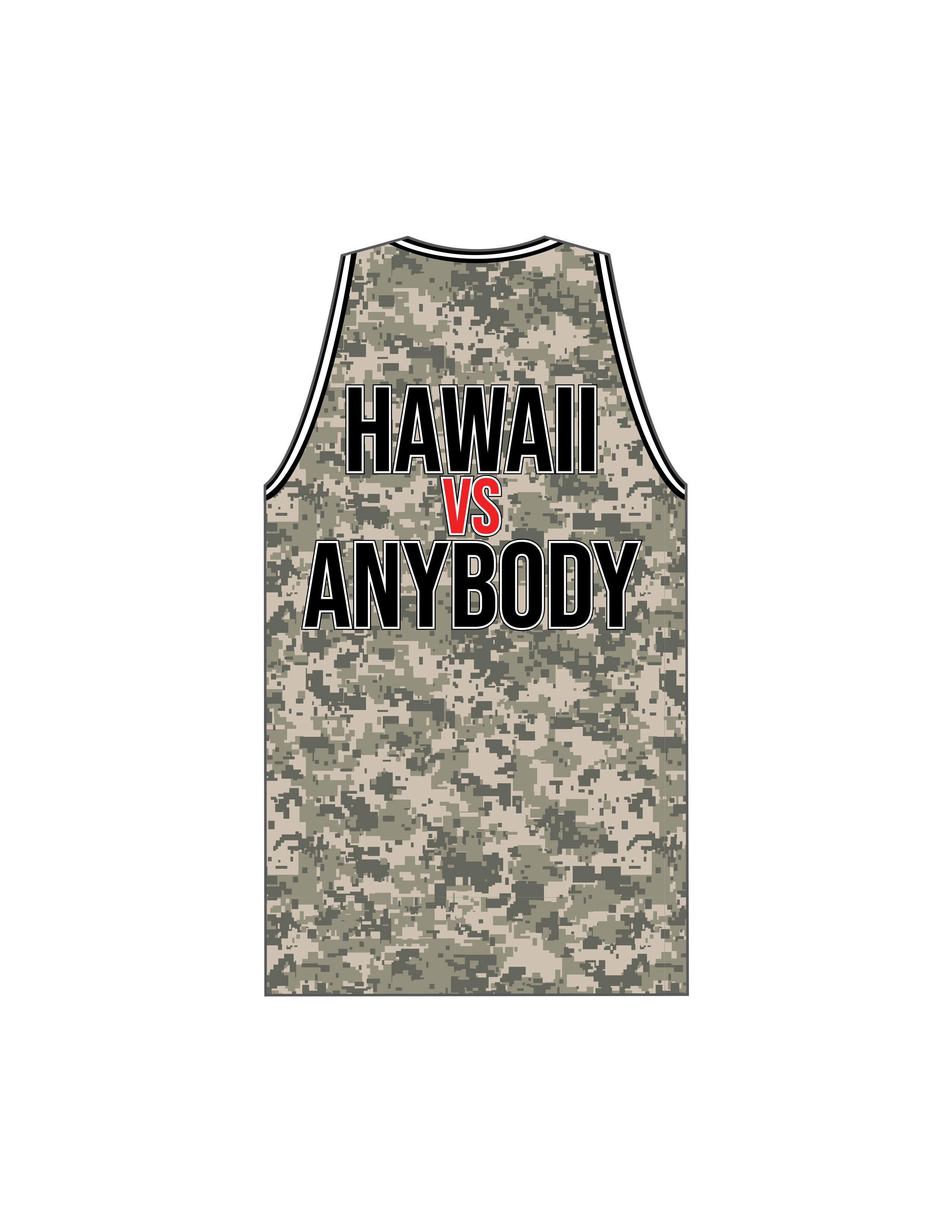 Hawaii VS Anybody Tank Jersey in Camo (PRE-ORDER)